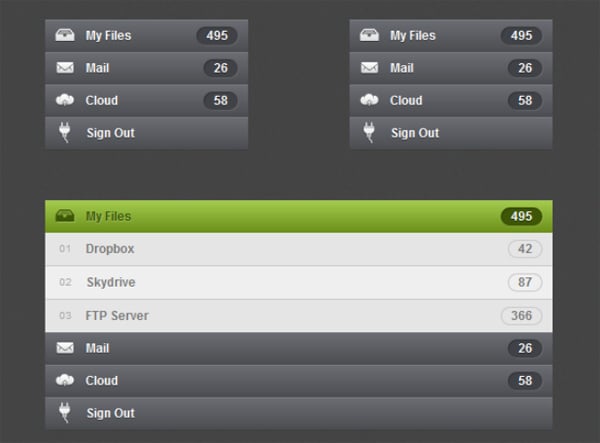 How to Create Accordion Menu in Pure CSS3 [Tutorial]
