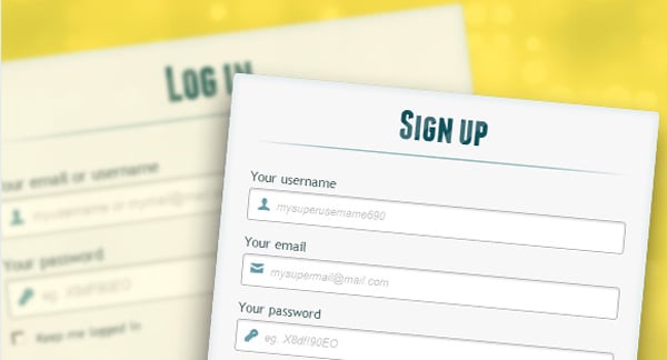 Login and Registration Form with HTML5 and CSS3