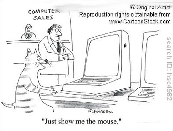 Computer sales cartoon