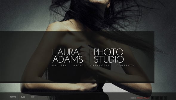 Elegant Flash Photo Portfolio Template