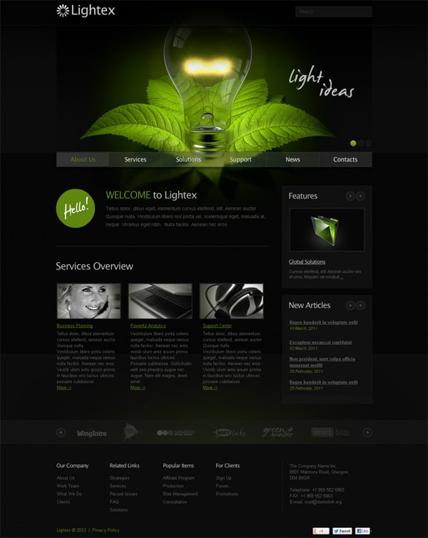 about us template for website