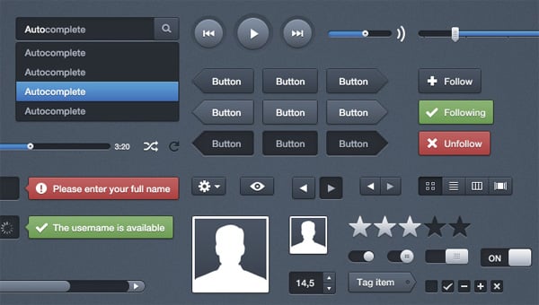 31 Free Web UI Kits – Choose Your Best Interface Design Tool