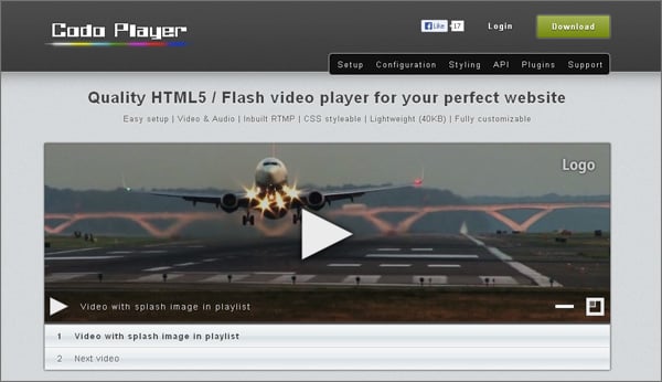 html5 video player streaming