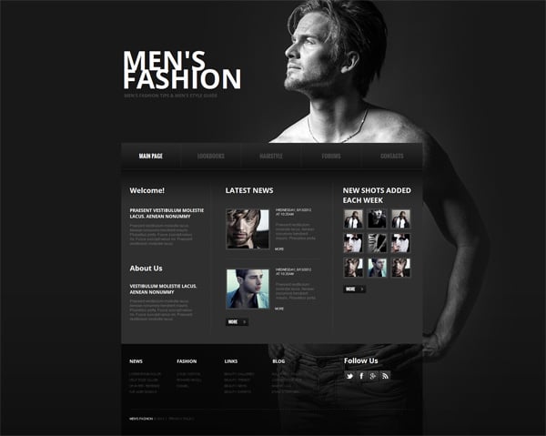Black and White Website Templates: Why Are They So Cool?