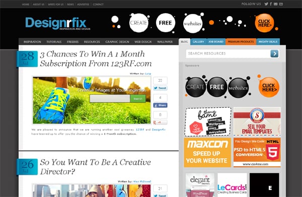 Websites and Directories to Submit Web Design Posts, Articles and News