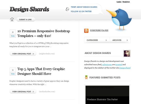 Websites and Directories to Submit Web Design Posts, Articles and News