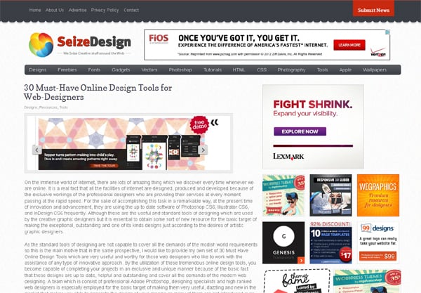 Websites and Directories to Submit Web Design Posts, Articles and News