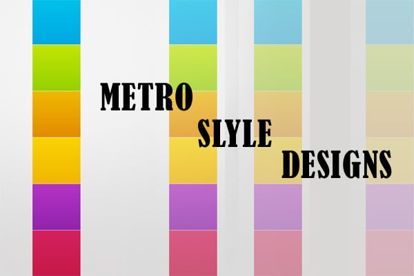 Metro Style Website Templates - The Secret Side of the Latest Design Trend