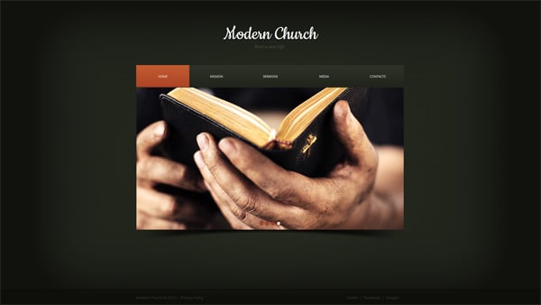 How to Build a Church Website from a Religious Website Template