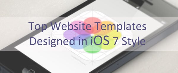 Top Website Templates Designed in iOS 7 Style 