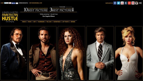 American Hustle Movie Website