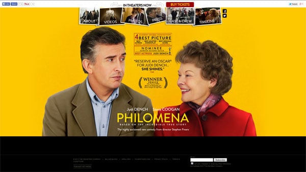 Movie Websites: Philomena