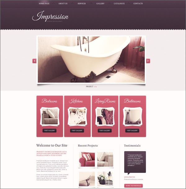 Website Templates in Pastel Colors to Achieve Elegant and Polished Look