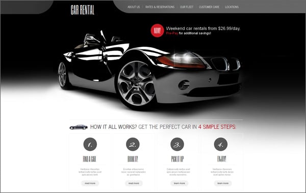 Car Website Templates – Points to Look For