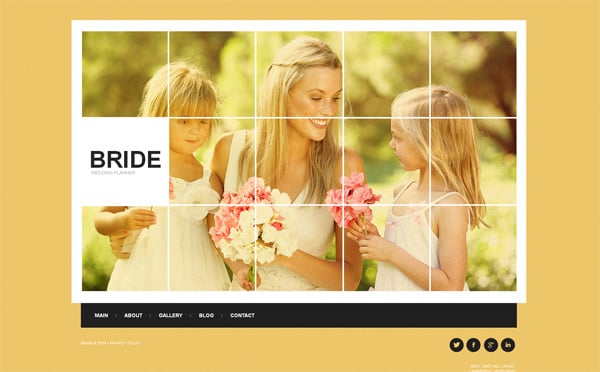 MotoCMS Wedding website template