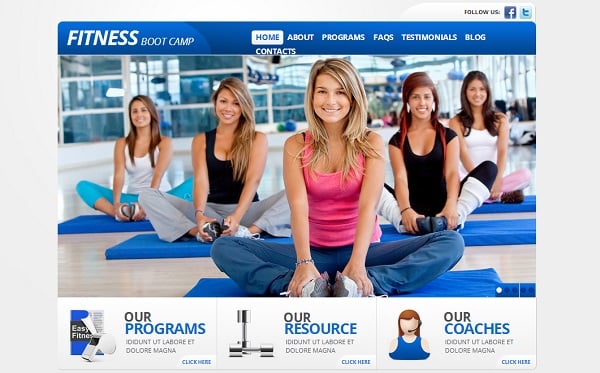 Yoga Website Templates