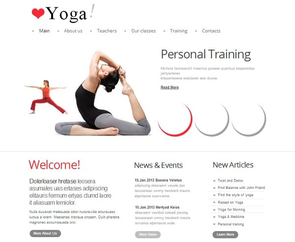 Pure-White-Design-for-Yoga-Classes-Website