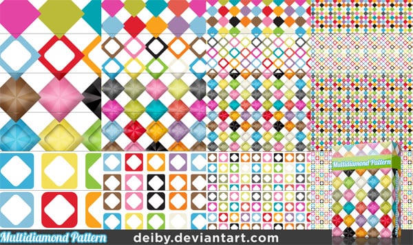 50 Free Square Patterns of Different Styles, Sizes and Colors