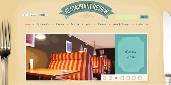 Restaurant Design in Retro Style