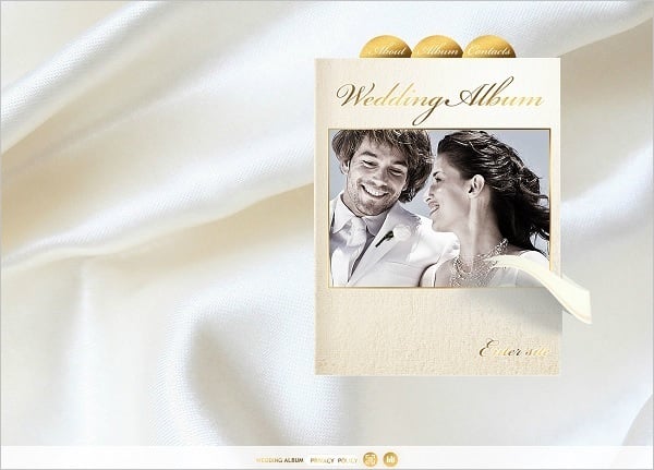 Wedding Album Website Template