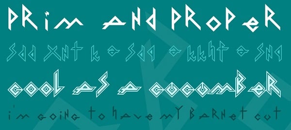 Iron Free Rock Band Fonts Family