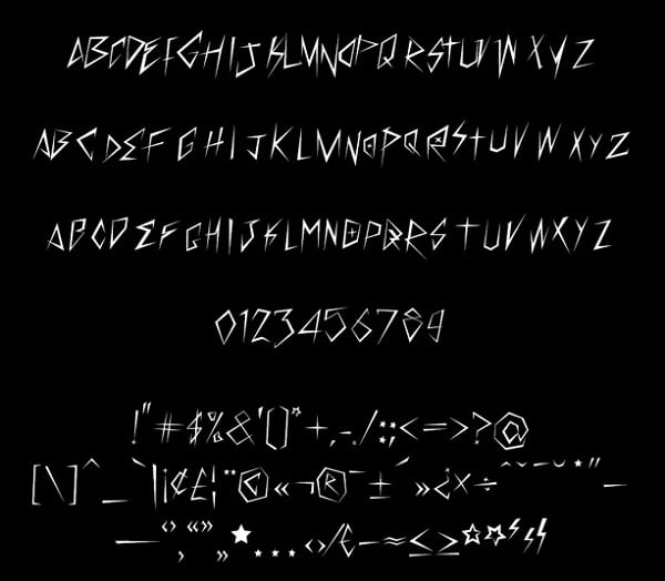 Rock Star Fonts