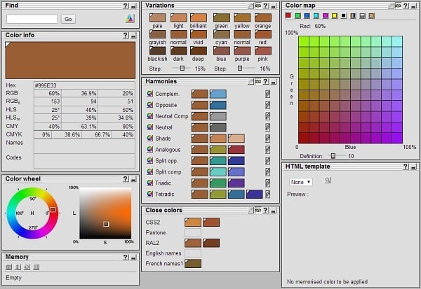 ColorDB Color Palette Generator