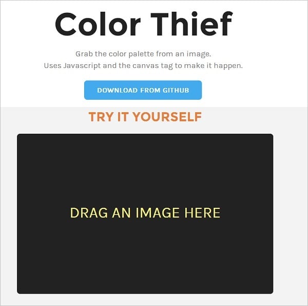 Color Thief Color Palette Generator