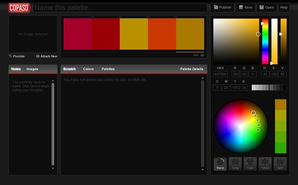 COPASO Color Palette Generator