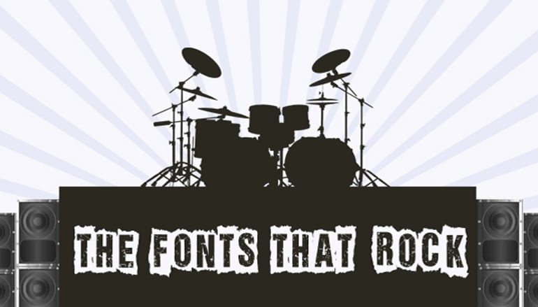 Free Rock Band Fonts - main image