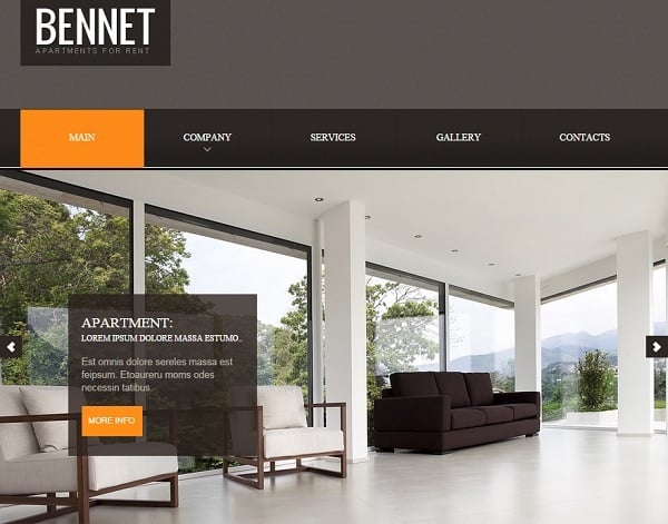 Web Template for Real Estate Agency