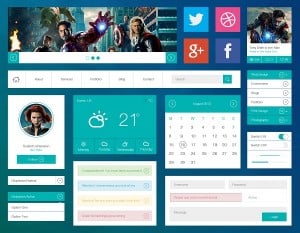 41 Free Metro-Style UI Kits that Improve User Experience