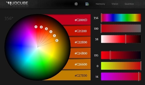 Sphere Color Palette generator