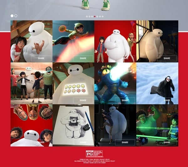 Website Footer - Big Hero 6