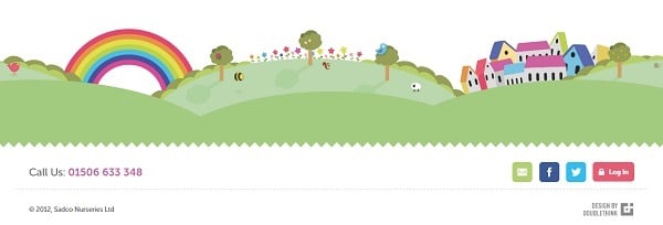 Website Footer - My Rainbow Nursery