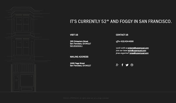 Website Footer - Upperquad