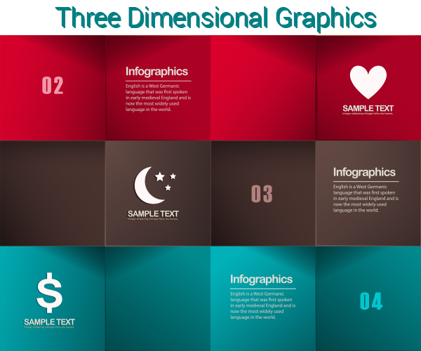 3D Graphics Web Design Trends 2015