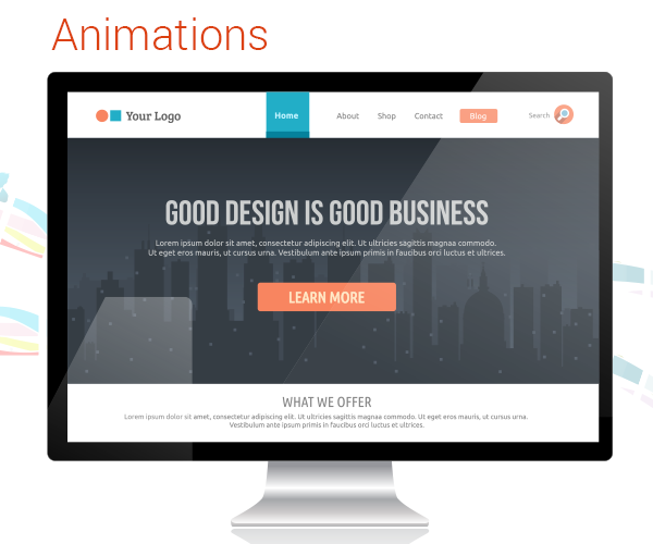 Web Design Trends 2015 Animations