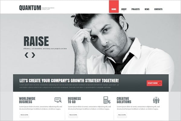 Content-Focused Website Template