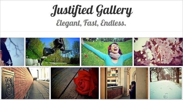 Justified Gallery Plugin