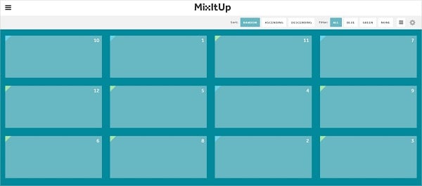 jQuery Grid Gallery Plugins - MixItUp