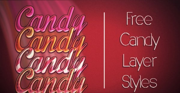 Cool Candy Photoshop Layer Styles