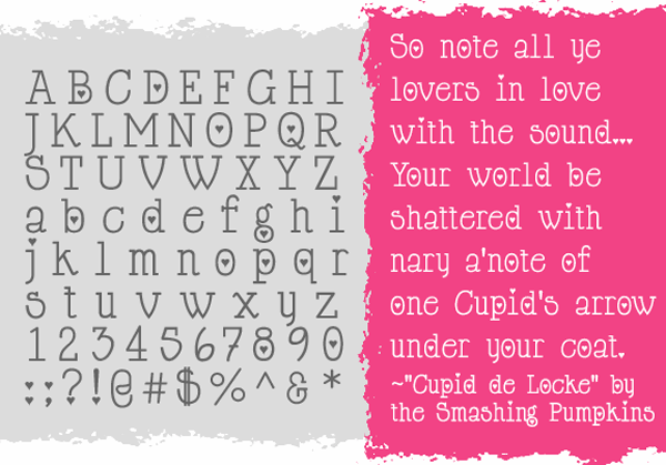 Cupid de Locke Font