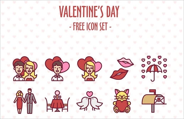st. valentines day freebies - icons-15
