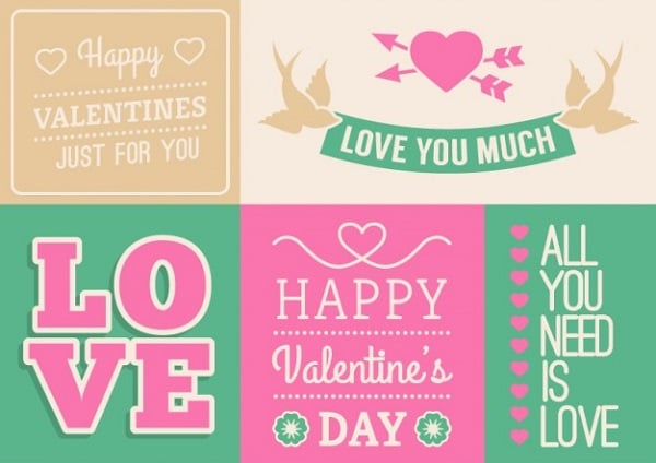 Valentine's Day Stationery Greetings