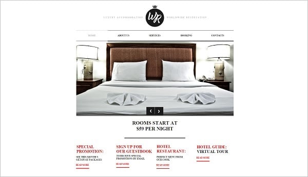 Building a Hotel Website - Pure-White Hotel Website Template