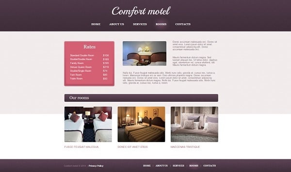 Building a Hotel Website - Pastel-Toned Hotel Business Web Template