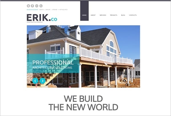 Creating a Website for Your Construction Business - White Template