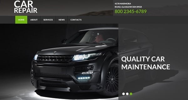 MotoCMS July 4th Promo - Car Service Website Template