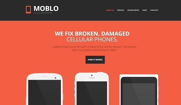 MotoCMS Promo - Mobile Template